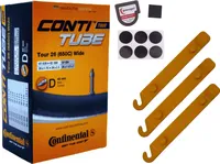 1x Fahrrad Schlauch 26 Zoll ( 26 x 1.75 ) Continental DV 40mm Dunlop Ventil +SET
