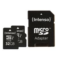 Intenso Micro SD-Karte 2er Pack, 32GB