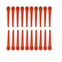 Trade-Shop Ersatzmesser-Set Klingen Kunststoffmesser (20 Stück) für Gardena EasyCut Li-18/23 R, ComfortCut Li-18/23 R, AccuCut Rasentrimmer