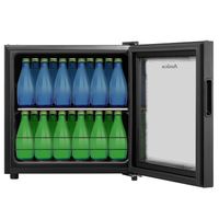 Amica FK 340 100 S Glastür-Kühlschrank 43L schwarz UV-Schutz 1 Glasablage