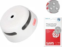 X-Sense XS01 Rauchmelder mit Magnetbefestigung - 10-Jahres-Batterie - Kompaktes Design - Entspricht der europäischen Norm - Feueralarm ohne Bohren