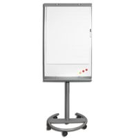 Flipchart mit Rollen - runder Fuss
