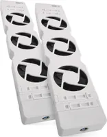 EMOS ventilátor pod radiátor  pro úsporu nákladů na vytápění, startovací sada DUO, vč. čidla s regulátorem, nabíječka, příslušenství, P56PR2