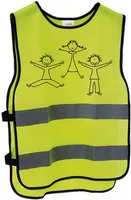 Bubuny Warnweste Kinder 2PCS, Reflektorweste in Warnweste Fahrrad Kinder, V- Form Sicherheitsweste für Kinder 3-12 Jahre, Universal Größe Schutz mit  Bessere Sichtbarkeit : : Auto & Motorrad