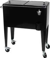 Kailua Cooler - Amerikanische Kühlbox, Kühlwagen, Party Getränkekühler, Schwarz