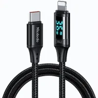 Mcdodo CA-1030 Kabel USB-C na Lightning, 36 W, 1,2 m (černý)