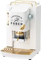 Kávové kapsuly Faber Pro Deluxe pre kávovary, 44 mm, čisto biela mosadz Faber