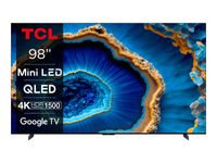 TCL C80 Series 98C805, 2,49 m (98"), 3840 x 2160 Pixel, LED, Smart-TV, WLAN, Schwarz