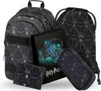BAAGL Skate Harry Potter Deathly Hallows Rucksack-5et 3tlg: Rucksack, Federmäppchen, Turnbeutel, Heftmappe, Geldbeutel