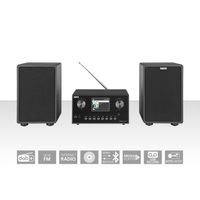 IMPERIAL DABMAN i310 CD Multifunktions-Mikro-HiFi-System (2 x 20 Watt, DAB+, Internetradio, UKW, Media Player, Fernbedienung, CD-Player, Aufzeichnungsfunktion, Bluetooth, Line In, USB, deezer, amazon music, napster, TIDAL)