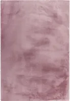 Qiyano Teppich für Wohnzimmer Kinderzimmer Fellimitat super flauschig weich rosa, 200 x 290 cm