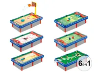 TechKidz, Spieltisch 6-in-1 - Evolutive, Bunt