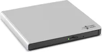 HL Data Storage Slim Portable externer DVD-Brenner silber