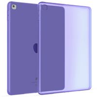 Hülle Kompatibel mit Apple iPad Mini 4 & Mini 5 - Transparent Silikon Cover Case Schutzhülle in Lila