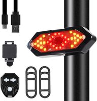LED Fahrrad Rücklicht Blinker Bremslicht Fernbedienung Warnung Kabellos Remote