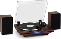 Auna - gramofón, reproduktor, Bluetooth, moderný prehrávač v retro dizajne