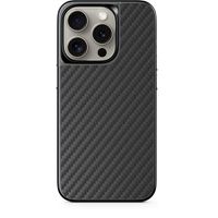 Epico Mag+ Hybrid Carbon Case iPhone 15 Pro - černá