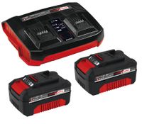 Einhell Power X-Change PXC-Starter-Kit 2x 3,0Ah & Twincharger Kit