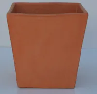 ÜBERTOPF TERRACOTTA - 30 cm viereckig