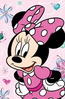 Deka z mikrovlákna 100x150 Minie Mouse růžová JF23