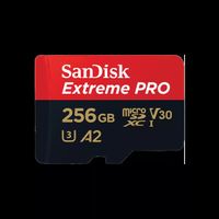 Karta Pamięci Sandisk Extreme Pro Microsdxc 256Gb 200/140 Mb/S Uhs-I U3 (Sdsqxcd-256G-Gn6Ma)