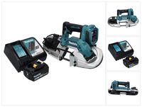 Makita DPB 183 RG1 Akumulatorowa piła taśmowa 18 V 66 mm bezszczotkowa + 1x akumulator 6,0 Ah + ładowarka