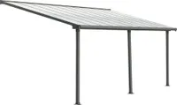 Terrassenüberdachung Palram – Canopia Olympia 3x6.1 619 x 295 cm RAL7016 grau