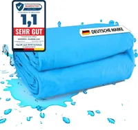 Poolfolie Achtform Pool I 625 x 360 x 120 cm I 0,8 mm I blau