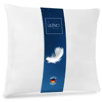 LILENO HOME Federkissen 80x80 cm [1er Set] - Kissen 80 x 80 cm aus Federn als Kopfkissen, Schlafkissen u. Bettkissen perfekt für Allergiker und Kinder - Federkernkissen mit je 1500 g Federfüllung