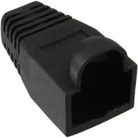 InLine® RJ45 Knickschutztülle, schwarz, 10er Pack