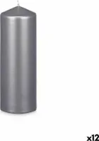 Świeca Acorde 92541 kolor srebrny 7 x 20 x 7 cm (12 sztuk)