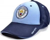 Manchester City FC - Baseballová čiapka BS3590 (jedna veľkosť) (Light Blue/Navy Blue)
