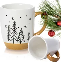 Becher Weihnachtsbecher 330 Ml Weihnachten Weihnachtsbaum Keramik 2