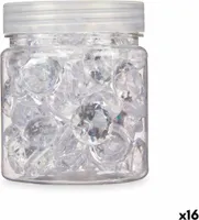 Kamienie dekoracyjne diament 150 g przezroczyste (16 sztuk)