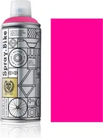 Fahrrad Lackspray Keine GRUNDIERUNG notwendig - Acryllack Spray 400 ml, Farbe:Neon Pink