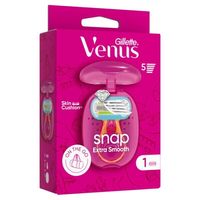 Gillette Venus Extra Smooth Snap Rasierer Damen, Damenrasierer + 1 Rasierklinge