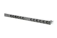 DIGITUS DN-95405 Listwa gniazdowa DIGITUS 19", 12-drożna, z zabezpieczeniem przed przeciążeniem