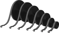 3 Meter WELLGRO Schleppleine für Hunde mit Handschlaufe und Metallkarabiner - Anti-Slip reflektierend