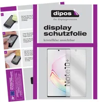 2x folia ochronna do Samsung Galaxy Note 10 Plus przezroczysta folia ochronna wyświetlacza dipos