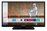 Techwood H24TS550M 24 Zoll Fernseher / Smart TV (HD Ready, HDR, Triple-Tuner) - Inkl. 6 Monate HD+