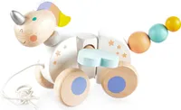 ZOPA Holz Nachziehspielzeug Einhorn