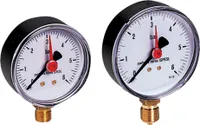 Emmeti Manometer Ø 63mm 0-10 bar 1/4"