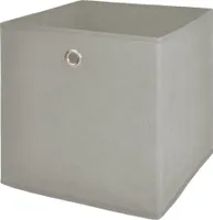 Faltbox Box Stoffbox- Delta  - Größe: 32 x 32 cm /  3er Set - Schlamm