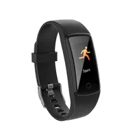 Umbro Fitness Tracker Bluetooth – Smart Watch mit Sportfunktionen – Fitnessuhr HR und Körpertemperatursensor – Schrittzähler 0,96 Zoll Touchscreen – Sportuhr Spritzfest – Schwarz