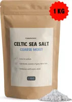 Cupplement Keltisches Meersalz 1 Kilo Grobes Keltisches Meersalz - Grobes Salz - Für die Salzmühle - Nicht Bio, Fleur de Sel, , Salz, Bio oder Fein - Mineralien - Herbamare - Meersalz