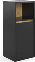 Vicco Midischrank Viola, 37.8 x 80 cm, Anthrazit/Eiche