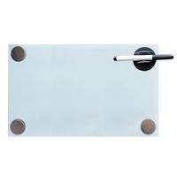 30x50cm Glasmagnettafel Weiß Whiteboard Glasboard Magnetwand Schreibtafel