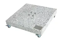 Doppler Sonnenschirmständer Grundplatte Granitplatte 140kg 80x80x14cm