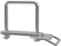 U-Bügelschraube M10 mit Klemmplatte, Zurröse und Stopmuttern Trailer verzinkt SUPROD, M10, LW=71, LH=90 mm
