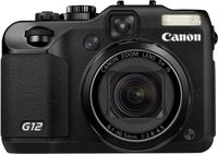 Canon Powershot G12 10 Megapixel 5-fach optischer/4-fach digitaler Zoom, 28 - 140 mm Brennweite, optischer Bildstabilisator, 1/1,7'' CCD-Sensor, F2,8 (W) - F4,5 (T), 7,11 cm (2,8 Zoll) klappbares Display, HD-Video, YES